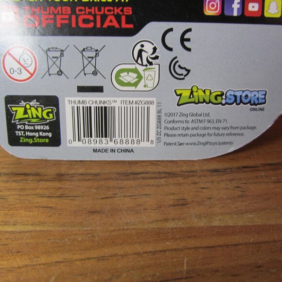 thumb chucks green NIP 2017 zing (W4888) - Picture 5 of 5